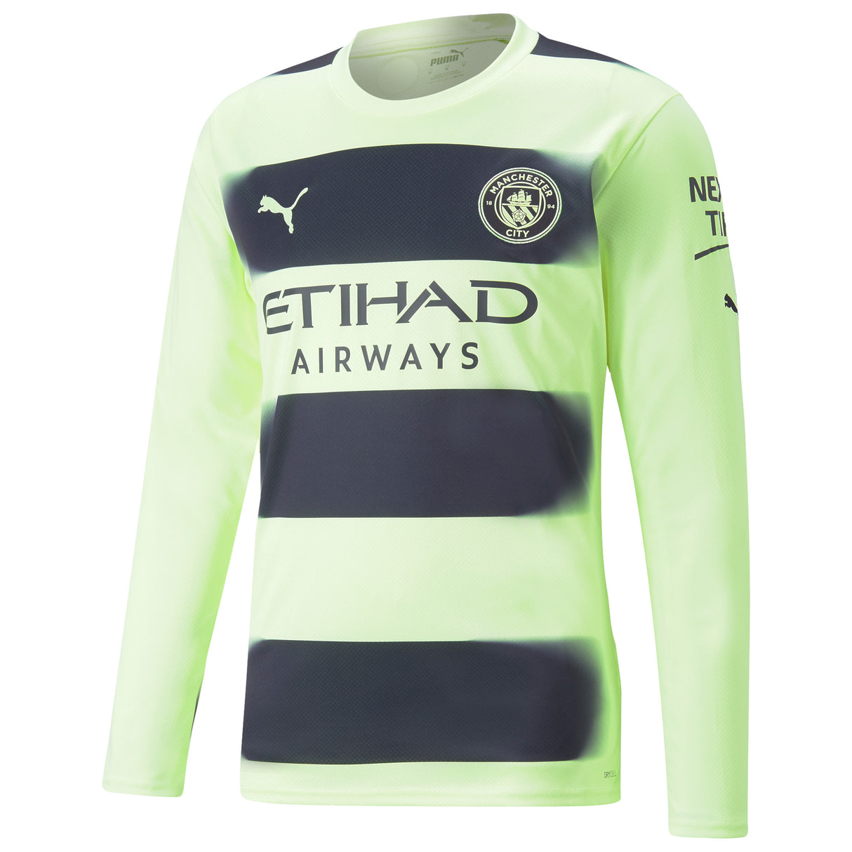 Manchester City Third Shirt 2022-23 - Long Sleeve - Kit Captain