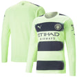 Manchester City Third Shirt 2022-23 - Long Sleeve - Kit Captain