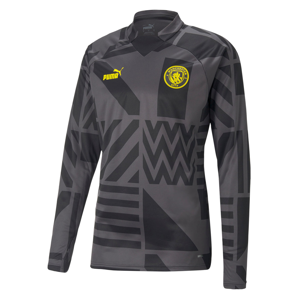 Manchester City Pre Match Sweat Top - Black - Kit Captain