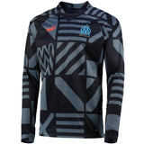 Olympique de Marseille Pre Match Sweat - Blue - Kit Captain