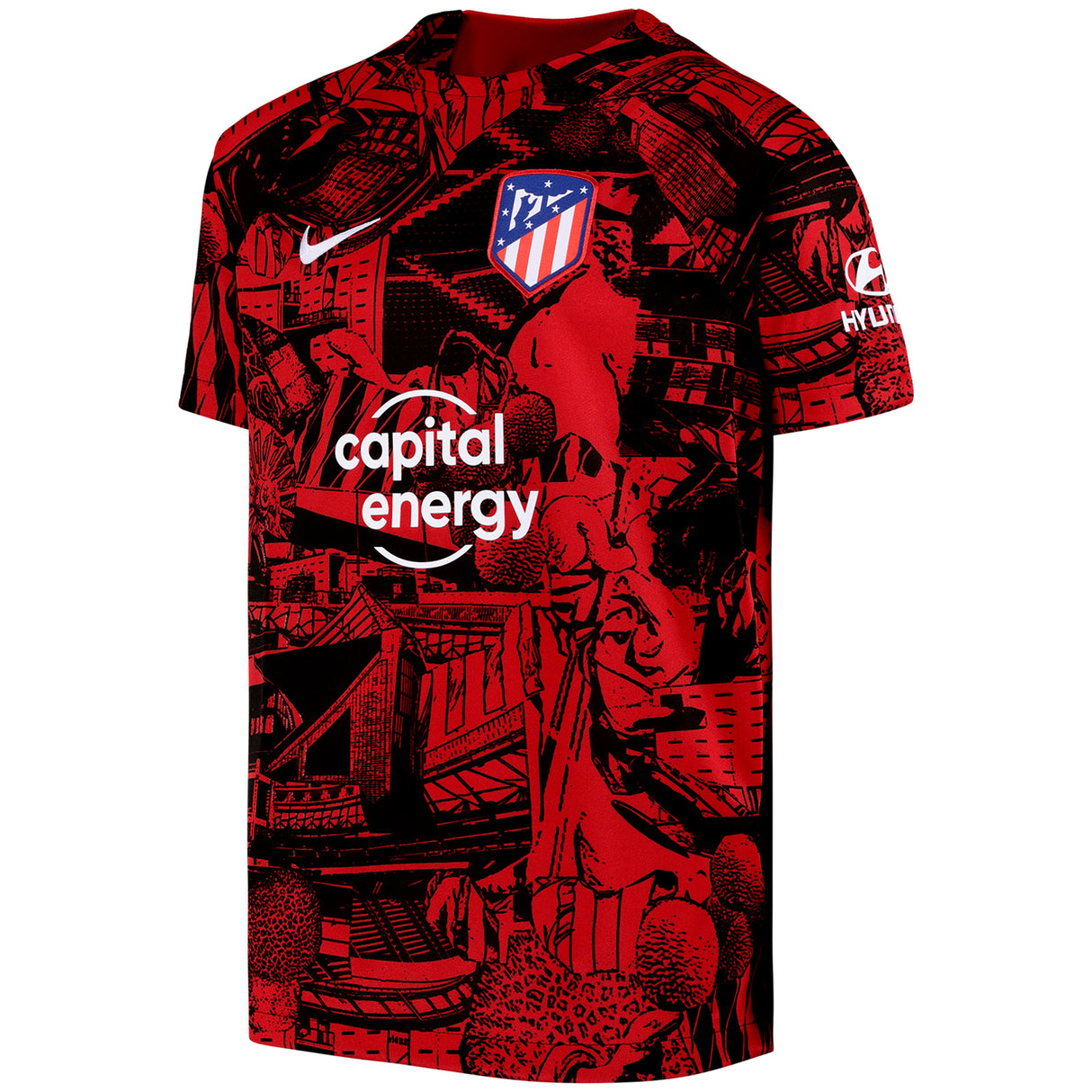 Atlético de Madrid Pre-Match Top - Red - Kids - Kit Captain