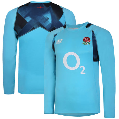 England Rugby Long Sleeve Training Jersey - Blue - Kit Captain