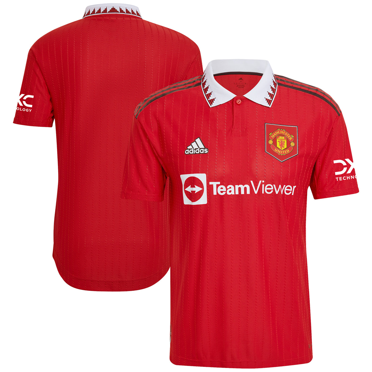 Manchester United Home Authentic Shirt 2022-23 - Kit Captain