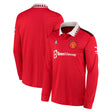 Manchester United Home Shirt 2022-23 - Long Sleeve - Kit Captain