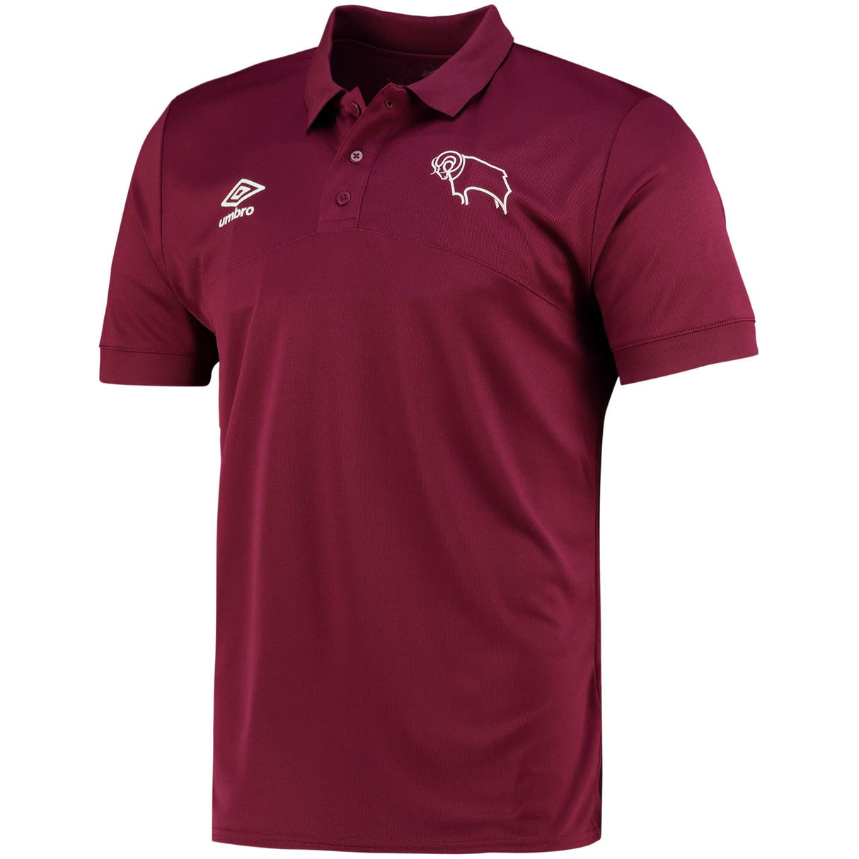 Derby County Poly Polo - Purple - Kit Captain