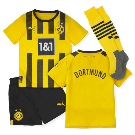 Borussia Dortmund Home Minikit 2022-23 - Kit Captain