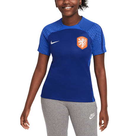 Netherlands Strike Short Sleeve Top - Deep Royal Blue - Kids - Kit Captain