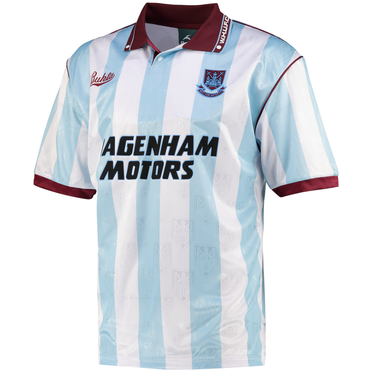 Camiseta visitante del West Ham United 1992 Bukta