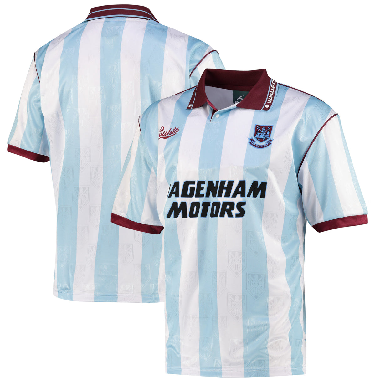 Camiseta visitante del West Ham United 1992 Bukta