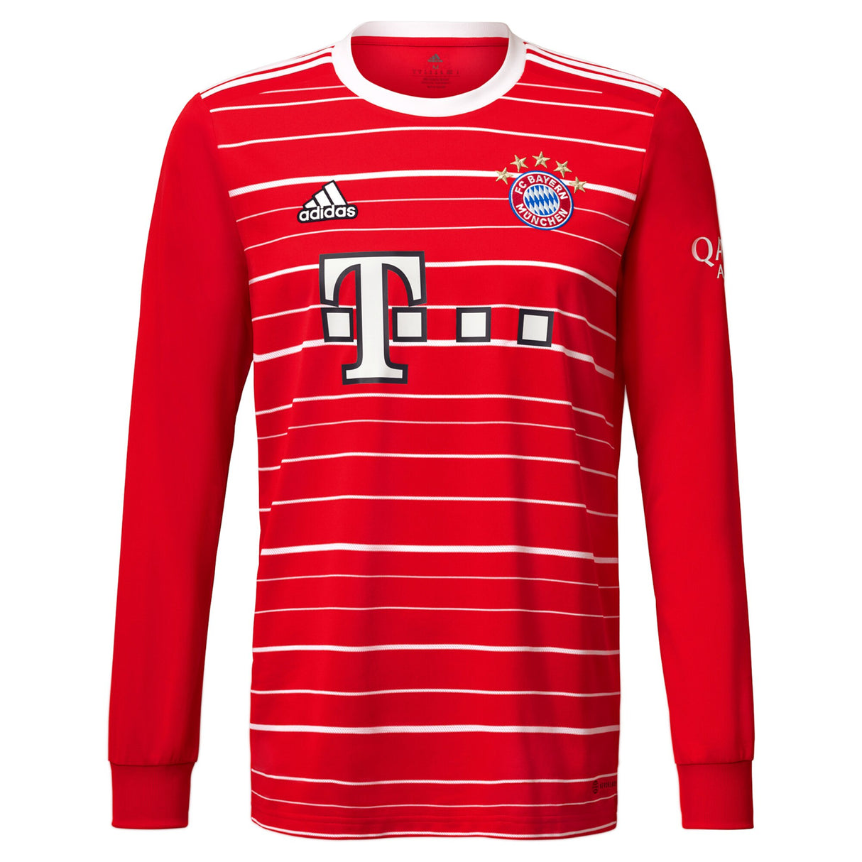 FC Bayern Home Shirt 2022-23 - Kids - Long Sleeve with Musiala 42 printing - Kit Captain