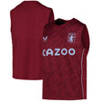 Aston Villa Staff Training Vest - Claret - Kids - Kit Captain