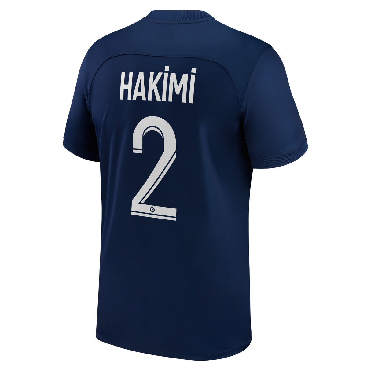 Paris Saint-Germain Home Stadium Shirt 2022-23 with Hakimi 2 printing - Kit Captain