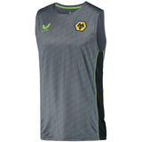 Wolverhampton Wanderers Players Training Vest - Dark Grey - Kit Captain