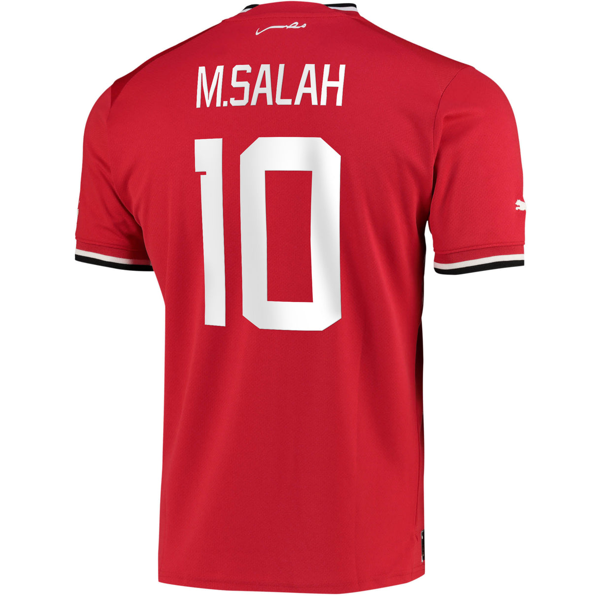 Egypt Home Shirt with M.Salah 10 printing - Kit Captain