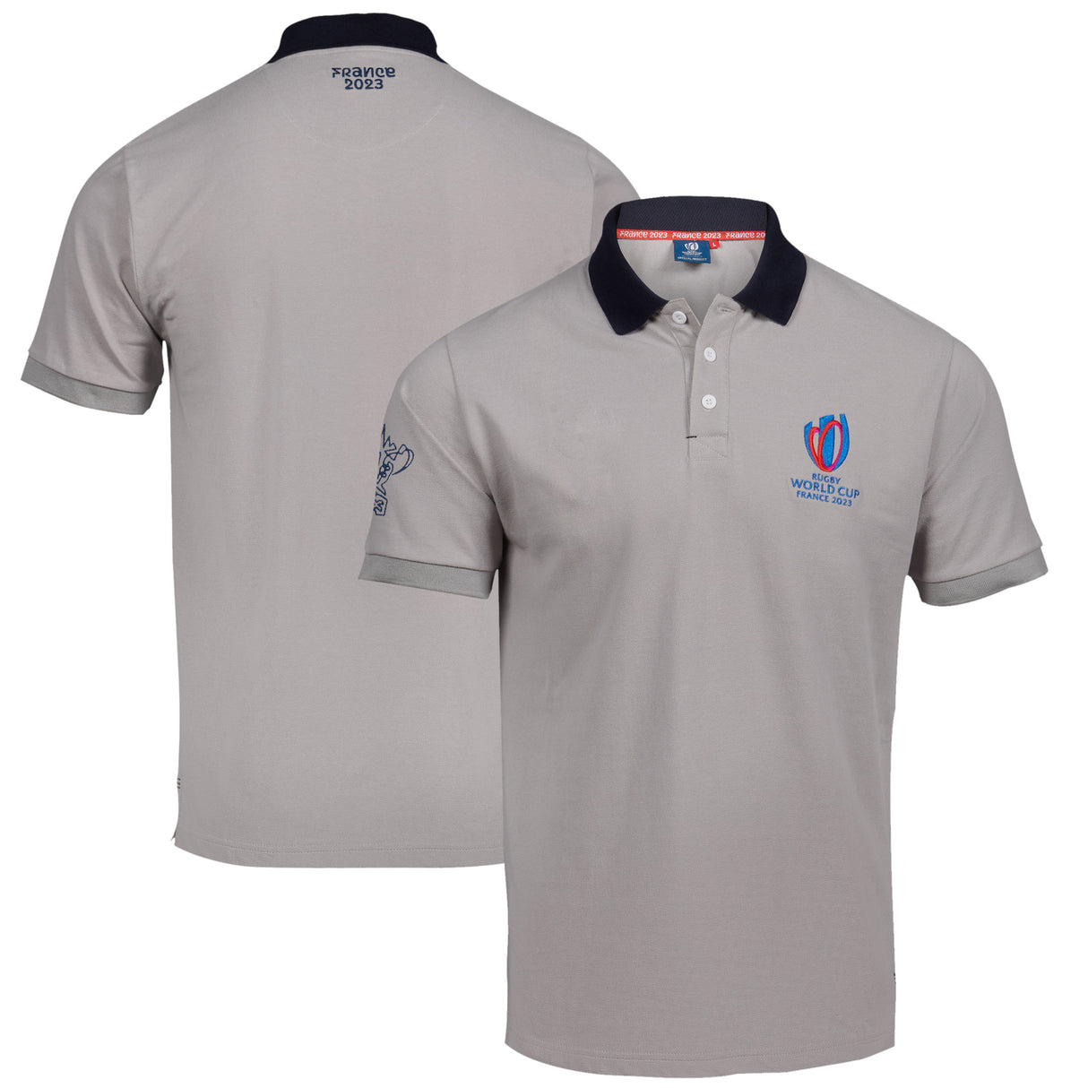 Rugby World Cup 2023 Polo - Grey - Kit Captain