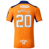 Glasgow Rangers Third Pro Shirt 2022-23 with Morelos 20 printing - Kit Captain