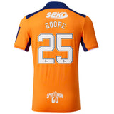 Glasgow Rangers Third Pro Shirt 2022-23 with Roofe 25 printing - Kit Captain