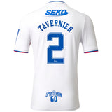 Glasgow Rangers Away Shirt 2022-23 with Tavernier 2 printing - Kit Captain