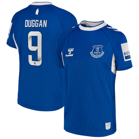 Everton WSL Home Shirt 2022-23 - Kids with Duggan 9 printing - Kit Captain