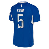 Everton WSL Home Shirt 2022-23 - Kids with Björn 5 printing - Kit Captain