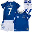 Everton Home Infant Kit 2022-23 with McNeil 7 printing - Kit Captain