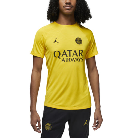 Paris Saint-Germain x Jordan Pre-Match Top - Yellow - Kit Captain