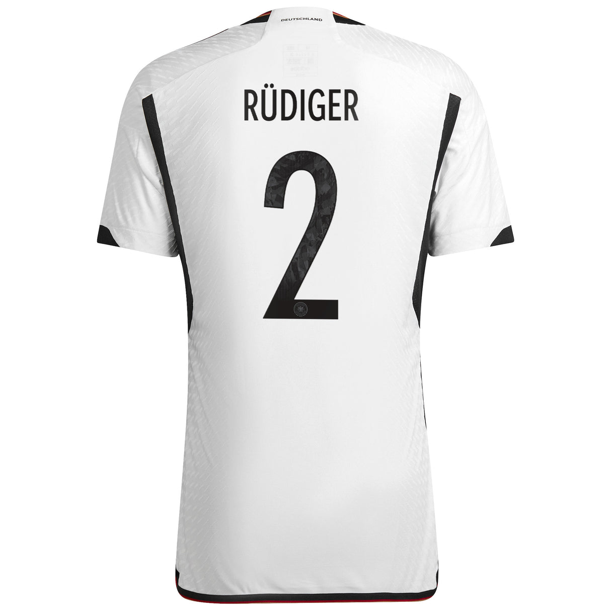 Germany Home Authentic Shirt with Rüdiger 2 printing - Kit Captain