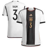 Germany Home Authentic Shirt with Raum 3 printing - Kit Captain