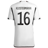 Germany Home Authentic Shirt with Klostermann 16 printing - Kit Captain