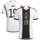 Germany Home Shirt with Sané 19 printing - Kit Captain