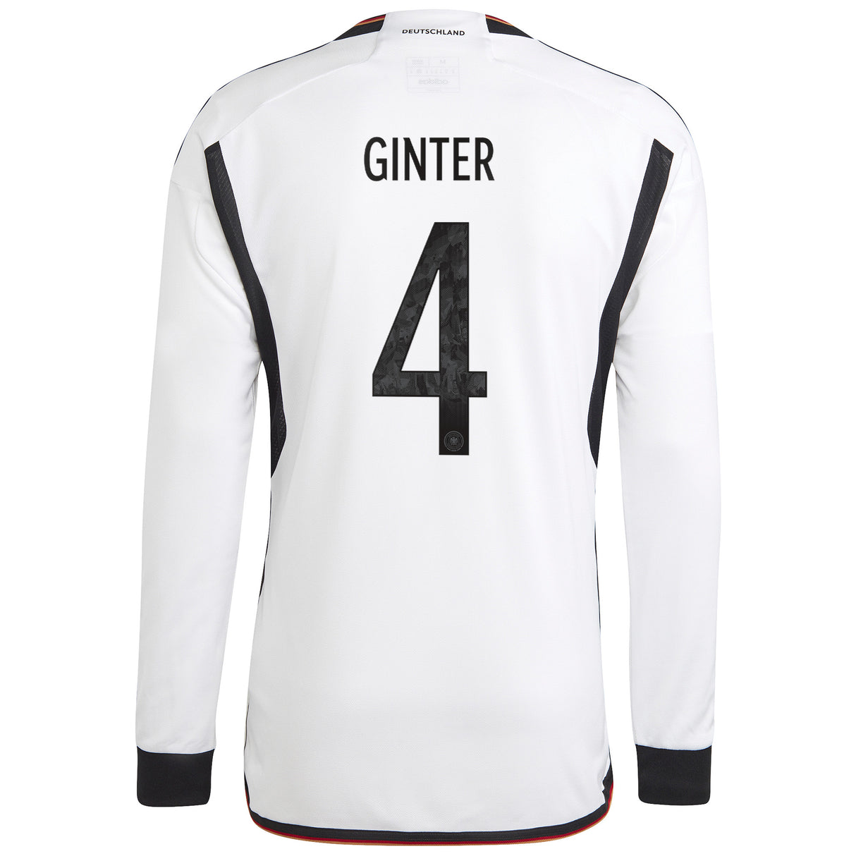 Germany Home Shirt - Long Sleeve with Ginter 4 printing - Kit Captain