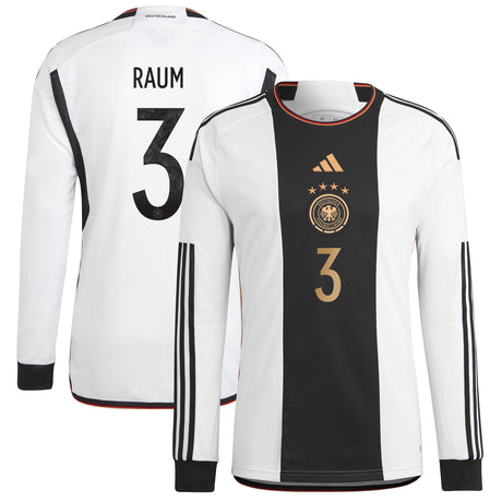 Germany Home Shirt - Long Sleeve with Raum 3 printing - Kit Captain