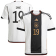 Germany Home Shirt - Kids with Sané 19 printing - Kit Captain