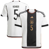 Germany Home Shirt - Kids with Kehrer 5 printing - Kit Captain