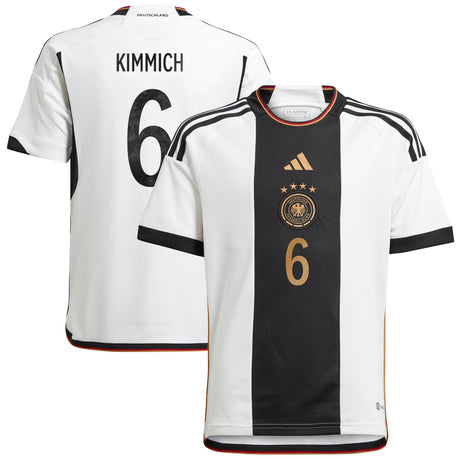 Germany Home Shirt - Kids with Kimmich 6 printing - Kit Captain