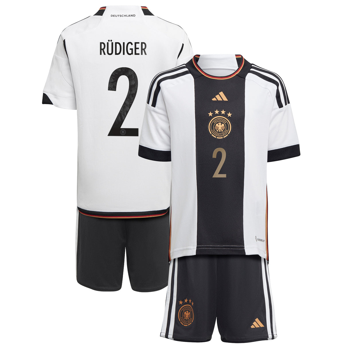 Germany Home Minikit with Rüdiger 2 printing - Kit Captain