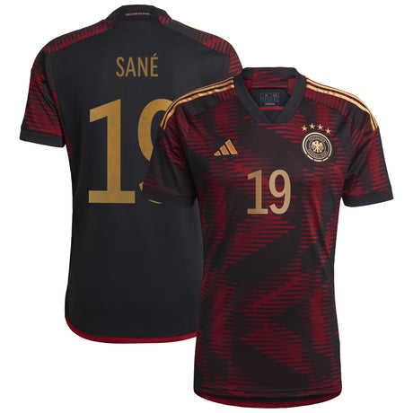 Germany Away Shirt with Sané 19 printing - Kit Captain