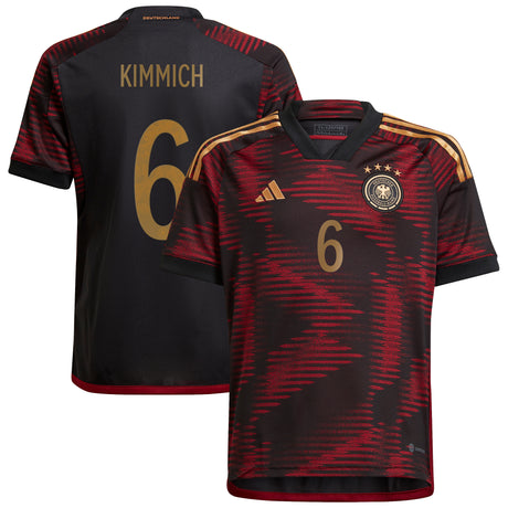 Germany Away Shirt - Kids with Kimmich 6 printing - Kit Captain