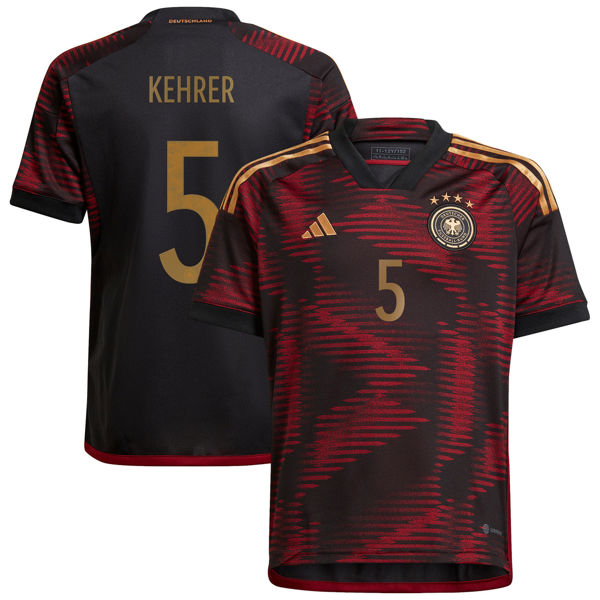 Germany Away Shirt - Kids with Kehrer 5 printing - Kit Captain