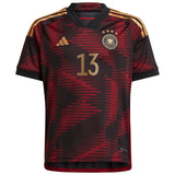 Germany Away Shirt - Kids with Müller 13 printing - Kit Captain