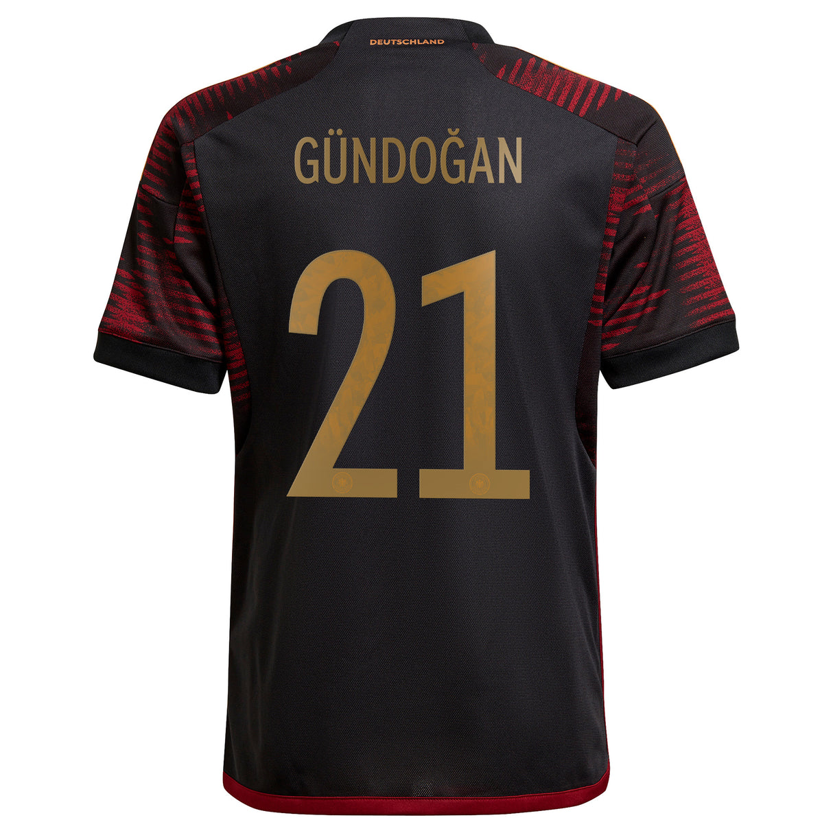 Germany Away Shirt - Kids with Gündogan 21 printing - Kit Captain