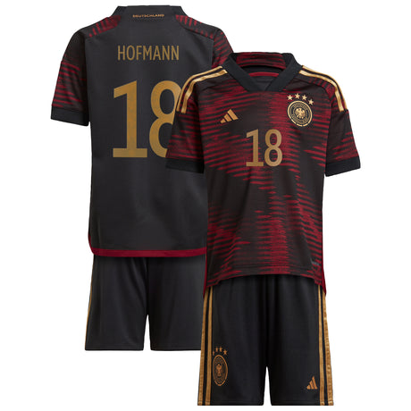 Germany Away Minikit with Hofmann 18 printing - Kit Captain