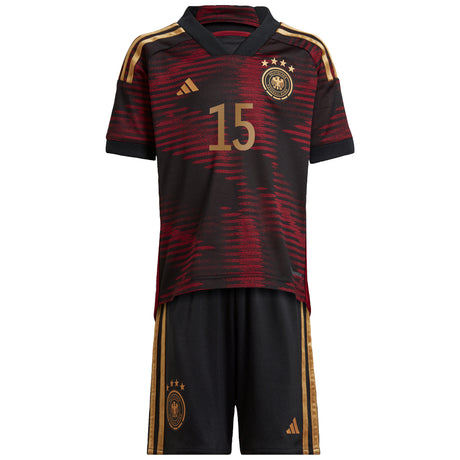 Germany Away Minikit with Süle 15 printing - Kit Captain