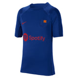 Barcelona Strike SS Top - Deep Royal Blue - Kids - Kit Captain