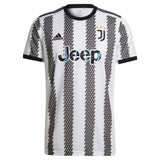 Juventus Home Shirt 2022-23 - Kids with Vlahovic 9 printing - Kit Captain