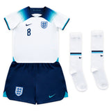 England Home Stadium Kit 2022 - Little Kids with Henderson 8 printing - Kit Captain