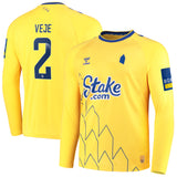 Everton WSL Third Shirt 2022-23 - Long Sleeve with Veje 2 printing - Kit Captain