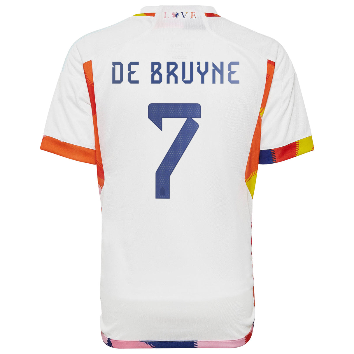 Belgium Away Shirt - Kids with De Bruyne 7 printing - Kit Captain