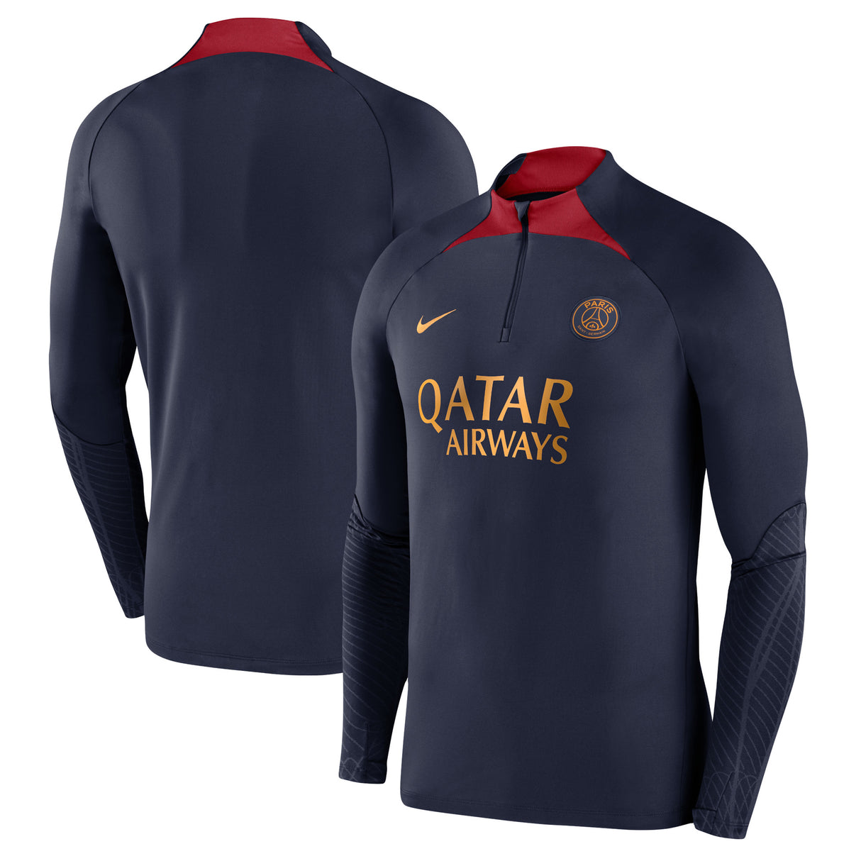 Paris Saint-Germain Nike Strike Drill Top - Dark Blue - Kit Captain