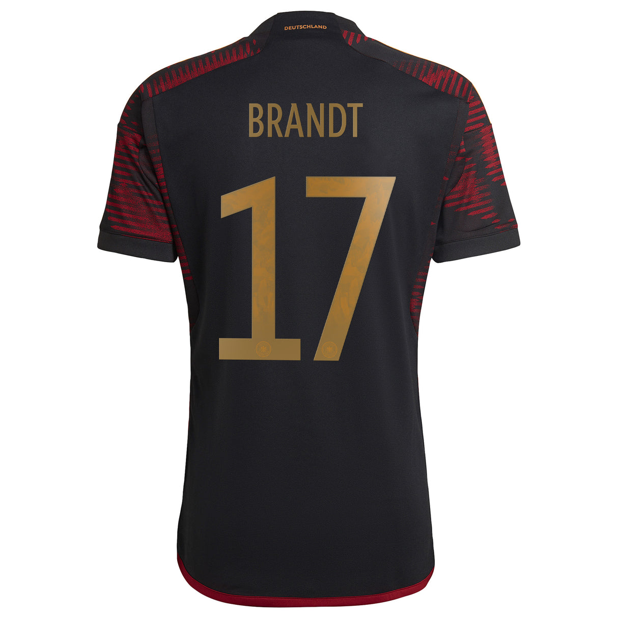 Germany Away Shirt 2022 with Brandt 17 printing - Kit Captain